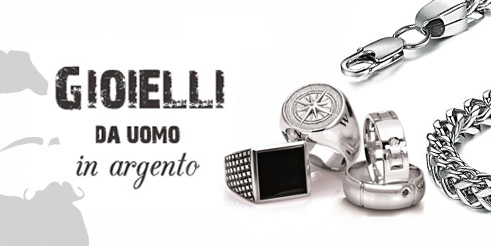 gioielli argento uomo torino