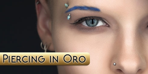 piercing oro torino